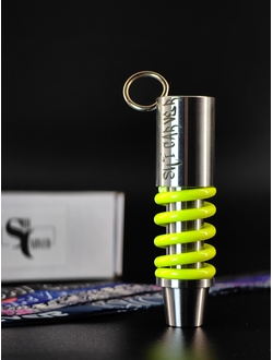 МУНДШТУК SPRING 2.0 NEON LIME С ЛЕНТОЙ