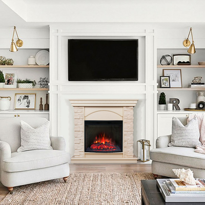 камин Ральф WT с очагом Evrika 25.5 LED