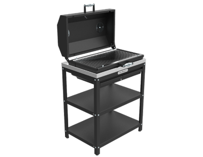 Стол-гриль с решёткой из нержавеющей стали