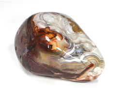 Агат "Крэйзи Лэйс", полировка, Мексика (65*55*38 мм, 180 г) №25500