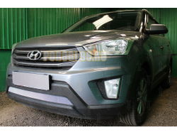 Защита радиатора Hyundai Creta 2016-... chrome