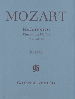 Mozart Variations for Piano and Violin
