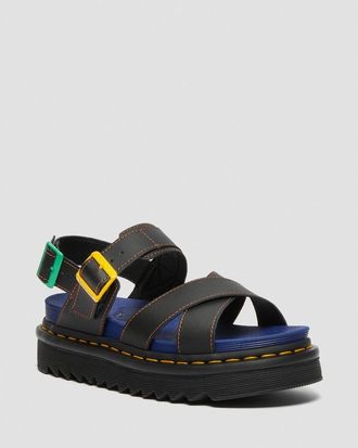 Босоножки Dr. Martens Voss ii colorblock hydro leather strap