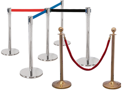 Барьерные стойки и канаты