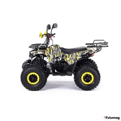 Квадроцикл Motax ATV Grizlik Super Lux 125 сс (AB) Желтый-камуфляж