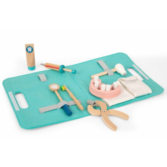 Tooky Toy Деревянный набор стоматолога 19 предметов TH164
