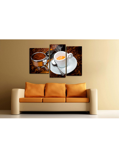 Модульная картина "Кружечка кофе"