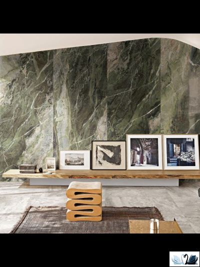 Керамогранит FMAX Classic Green 6mm glossy 120x270 см зеленый