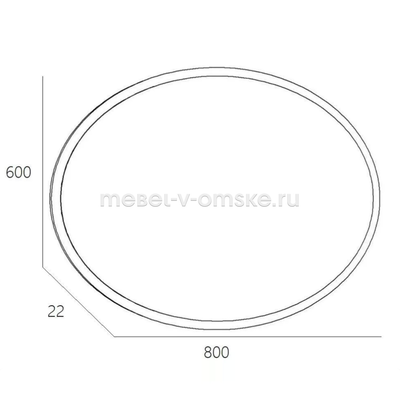 Зеркало Оливия Х - 013.17-01Х