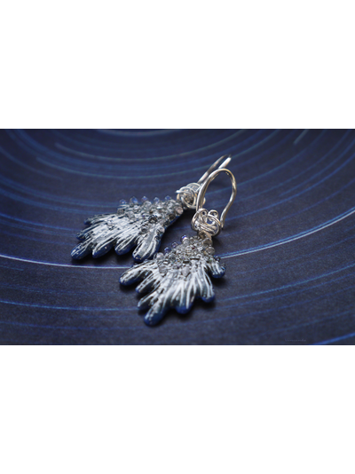 Серьги-крылья "Дитя звёздного моря", волшебное украшение-талисман