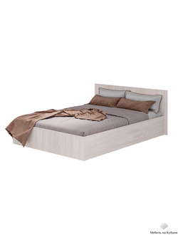 Белла КР-11 кровать 1,4 м Ясень белый (Без основания)