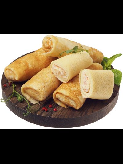 Блины С ВЕТЧИНОЙ И СЫРОМ. ЦЕНА ЗА КГ.