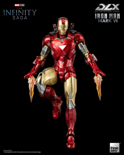 Железный Человек (Iron Man) - Коллекционная фигурка 1/12 SCALE The Infinity Saga DLX Iron Man Mark 6 (3Z05000C0) - Threezero