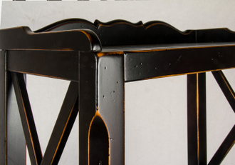 Открытая винтажная этажерка в 4 яруса.