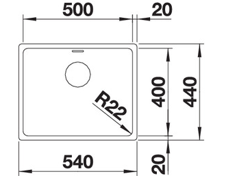 Мойка Blanco Andano 500-U