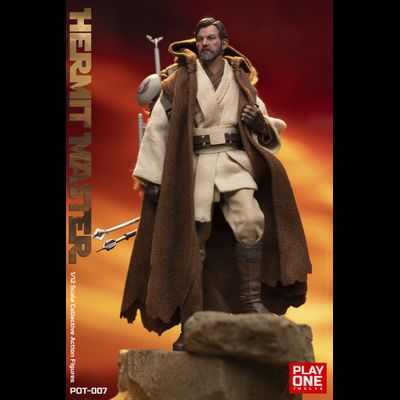 ПРЕДЗАКАЗ - Оби-Ван Кеноби (Звездные Войны, Star Wars) - Коллекционная фигурка 1/12 SCALE Hermit Master Jedi (POT-007) - Play One twelve ?ЦЕНА: 14200 РУБ.?
