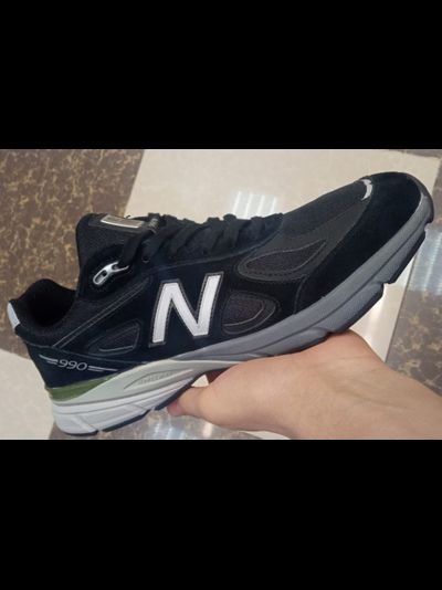 New Balance 990 V4 Made in USA Kith Black