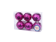 Набор шаров Фиолетово-розовые 6 см 6шт, 17,4х11,6х5,8см, 80691