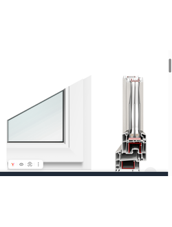 BRUSBOX SUPER AERO Монтажная ширина, мм 70 мм Воздушные камеры (раме\створке\импосте 5 Теплозащита, м²·°С/Вт 0,88 Толщина стенок, мм 2,5 Категория-В