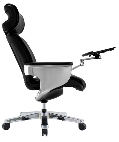 Кресло реклайнер Comfort Workspace NUVEM LUXORY BOSS + стол Notebook Stand