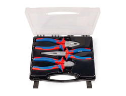 Набор слесарного инструмента НИС-05 серия МАСТЕР для проведения слесарно-монтажных работ, 3 шт. в пластиковом кейсе