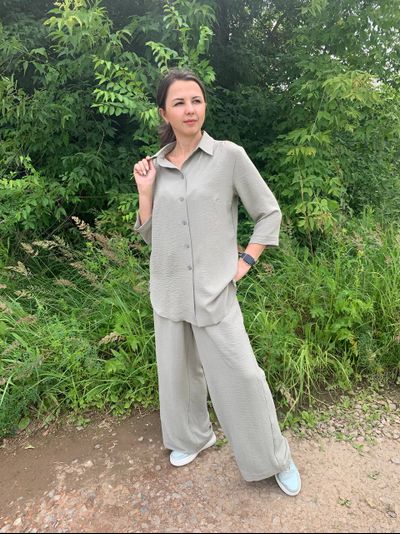 Рубашка 704-0625 Брюки 703-0625 Фисташка