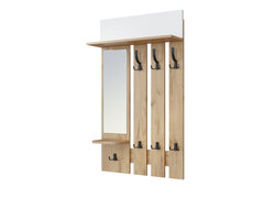 Прихожая ЭМИЛИЯ - Вешалка ЭЛ-49 Дуб Крафт золотой/Меренга