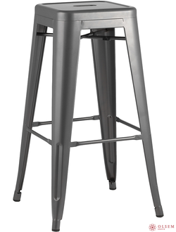 Стул барный TOLIX серебристый матовый