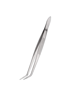 Пинцет изогнутый 30 см, нержавеющая сталь