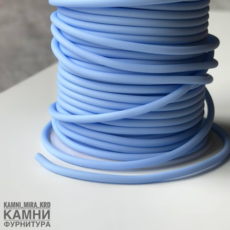 Шнур каучук матовый, цвет и размер в ассортименте, цена за метр