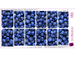 Слайдер дизайн 163 - Голубика