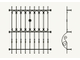 Решетка на окно №028