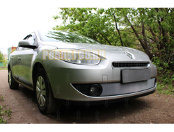 Защита радиатора Renault Fluence I 2009-2013 chrome верх