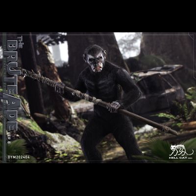 ПРЕДЗАКАЗ - Шимпанзе Коба в боевой раскраске  (серия &quot;Планета Обезьян&quot;) - Коллекционная ФИГУРКА 1/6 Ape Leader DX ver (DYM202404B) - Hell Cat ?ЦЕНА: 23600 РУБ.?