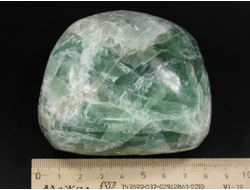 Флюорит зеленый, полировка крупная, Монголия (80*70*45 мм, 578 г) №35625