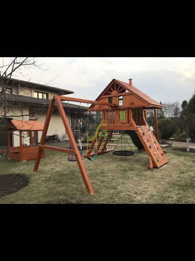 Детская площадка IgraGrad Крепость Фани с рукоходом (Домик)