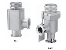 Угловые высоковакуумные клапаны с ручным управлением XMH