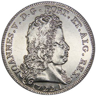 5 евро Песа 1722 года короля Жуана V, 2012 год