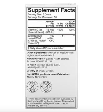 BioGaia Baby Protectis Baby Probiotics Drops - Капли против коликов С ПРОБИОТИКОМ для детей