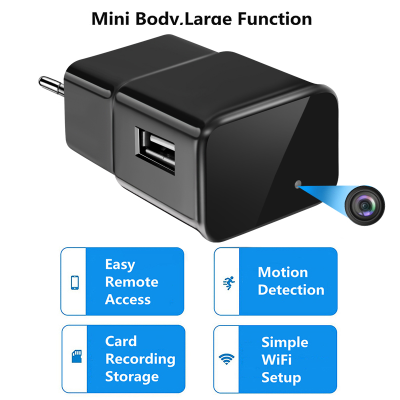 Мини-камера YINSTRON в зарядном устройстве USB с Wi-Fi