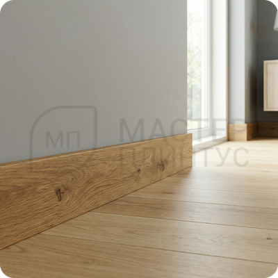 Плинтус МДФ TeckWood 80х10х2000 мм. Дуб кинг