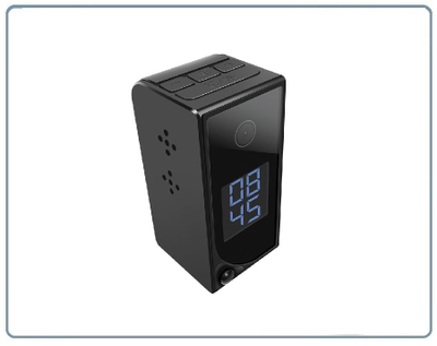 Комнатная беспроводная WiFi видеокамера на аккумуляторе с DVR с табло времени/будильник, Full HD (до 90 дней) (CamSC Pro)