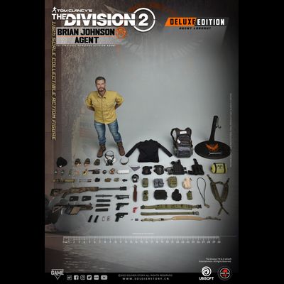 Агент Брайан Джонсон, The Division 2 (делюкс версия) - Коллекционная ФИГУРКА 1/6 Ubisoft The Division 2 Agent “Brian Johnson Deluxe Version (SSG-005) - SOLDIER STORY
