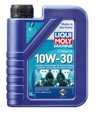 НС-синтетическое моторное масло для лодок &quot;Marine 4T Motor Oil&quot; 10W-30, 1 л