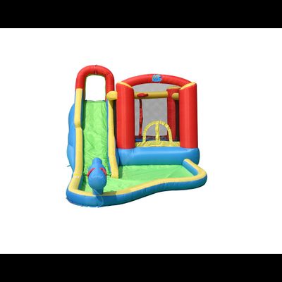 Батут Happy Hop и водная горка «Всплеск волны»