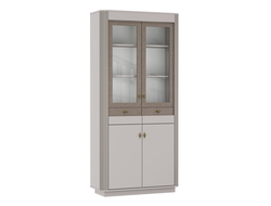 Гостиная ФАНТАЗИЯ - Шкаф-витрина 34.05 Кашемир/Дуо