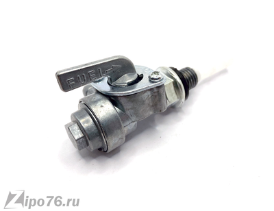 Кран топливный М10 левый с отстойником 168F