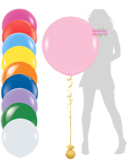 Большой метровый шарик воздушный с грузиком