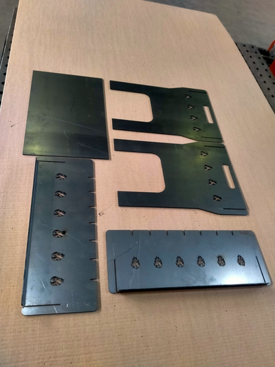 Мангал разборный 1400х250х400