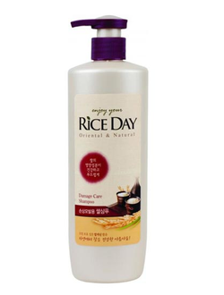Шампунь CJ Lion Rice Day 550 мл -  увлажняющий для поврежденных волос